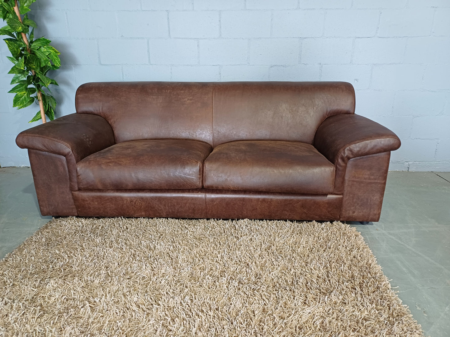 Bobby 3-Seater Woodlands brown