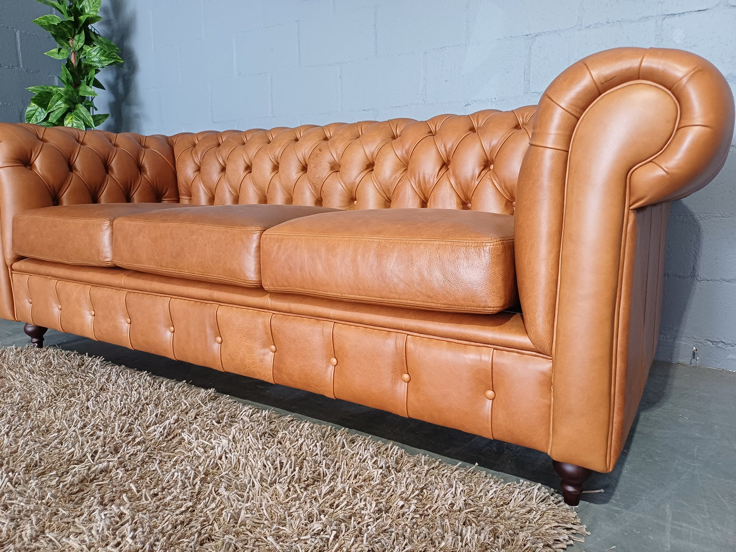 Chesterfield 3-Seater Etosha Pecan