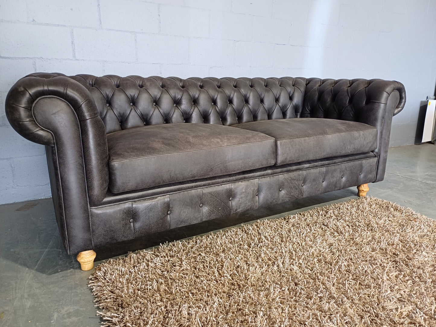 Chesterfield 3-Seater Woodlands Grey