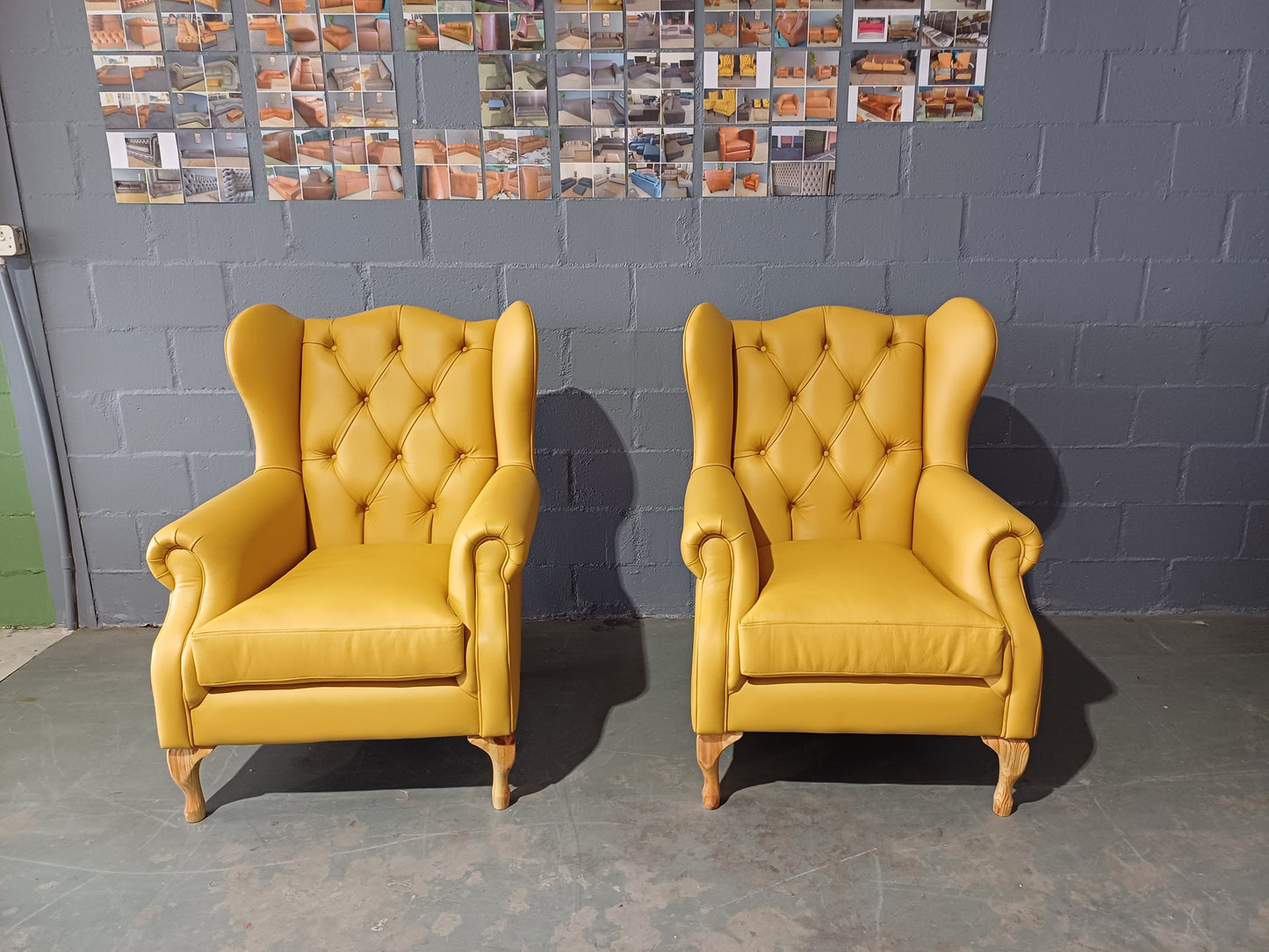 Wingback Chair-Santos Tumeric