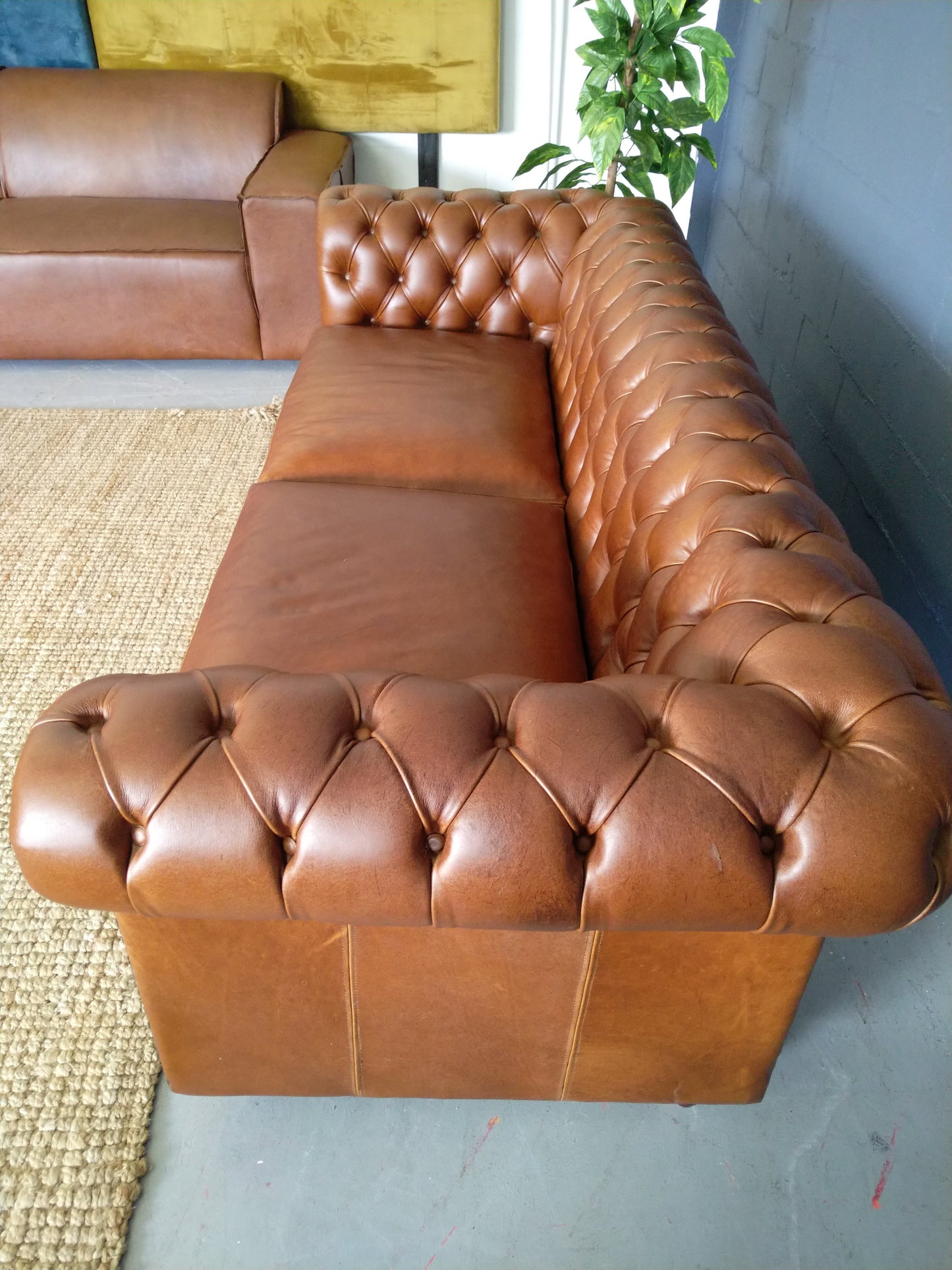 Chesterfield 3-Seater Naku Butterscotch