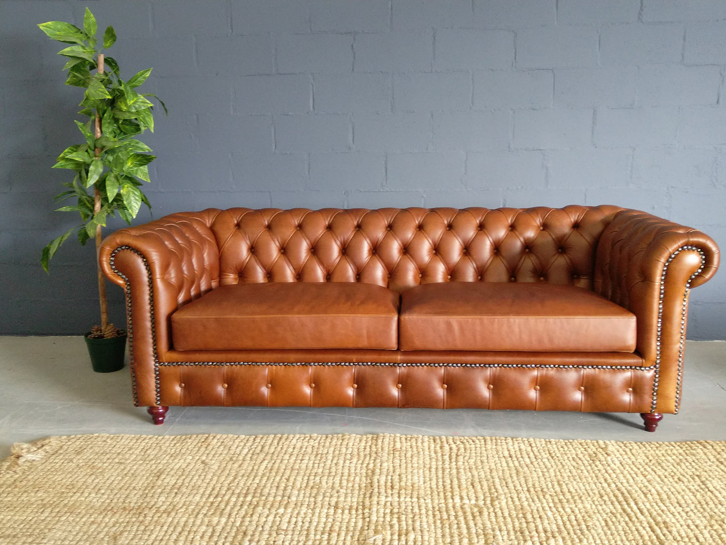 Chesterfield 3-Seater Naku Butterscotch