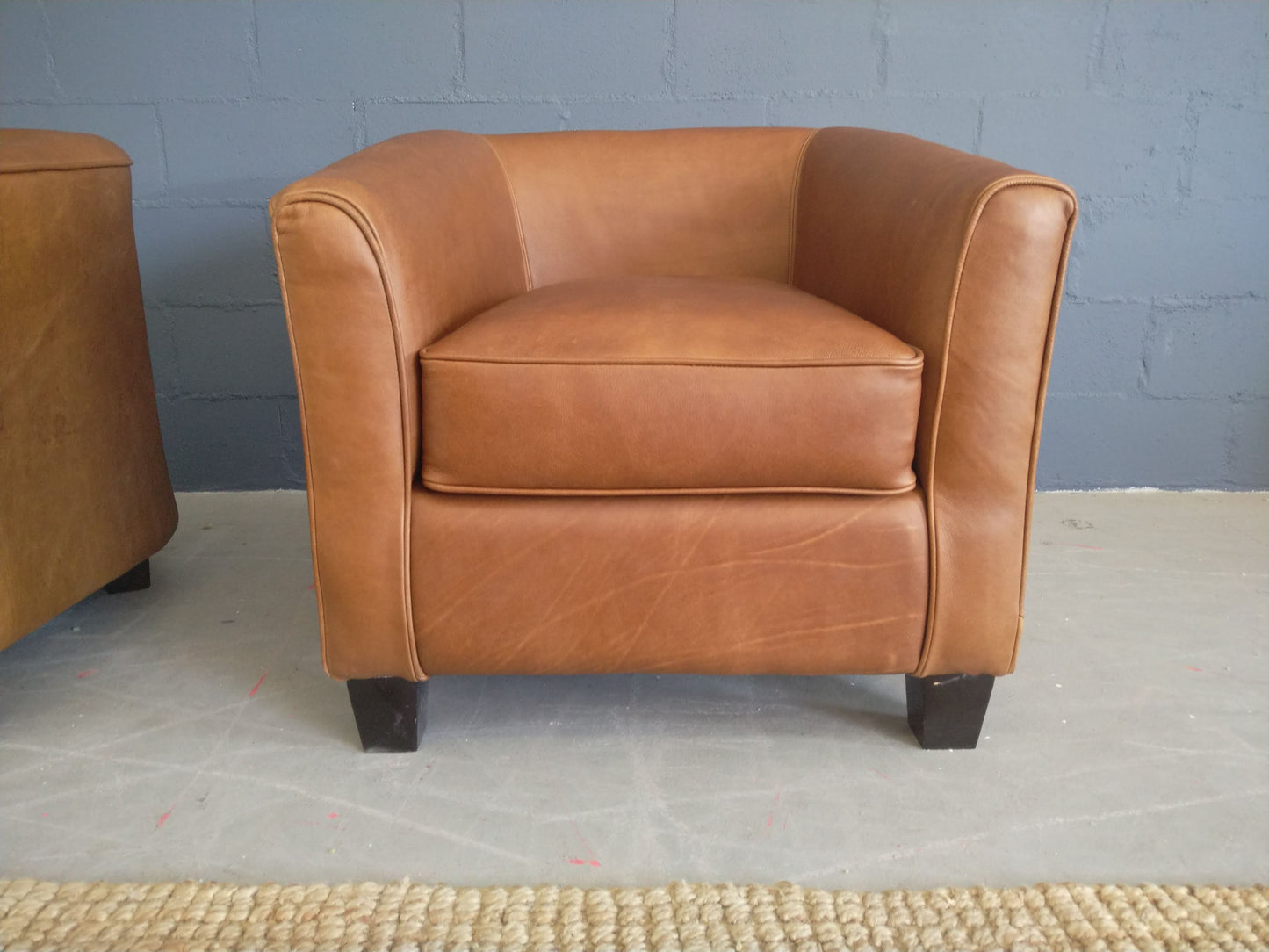 Tub Chair-Naku butterscotch