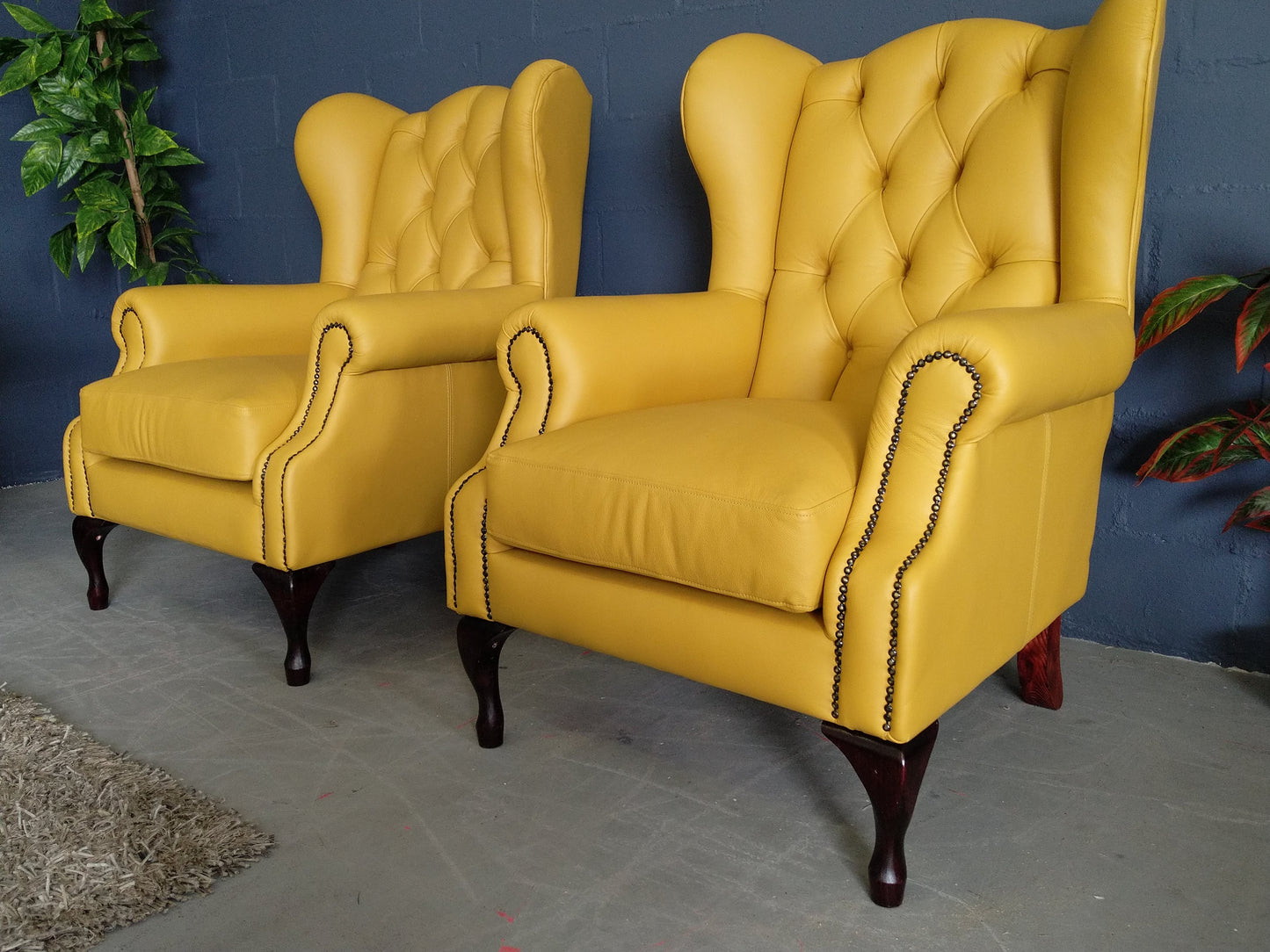 Wingback Chair-Santos Tumeric