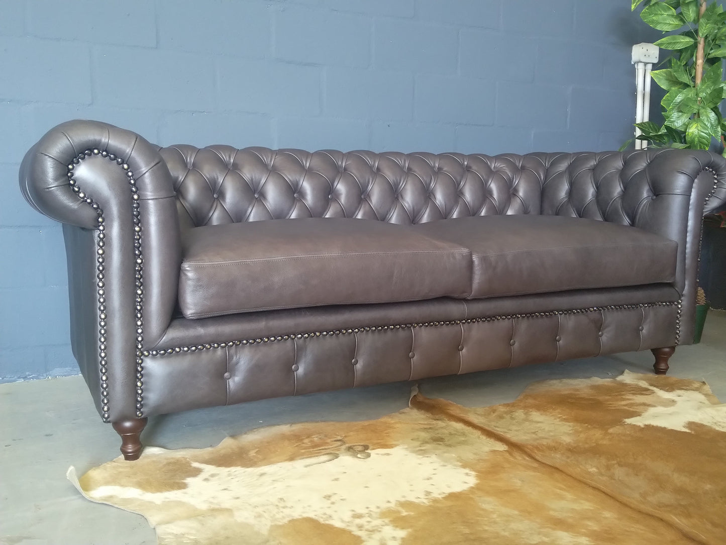 Chesterfield 3-Seater Woodlands Grey