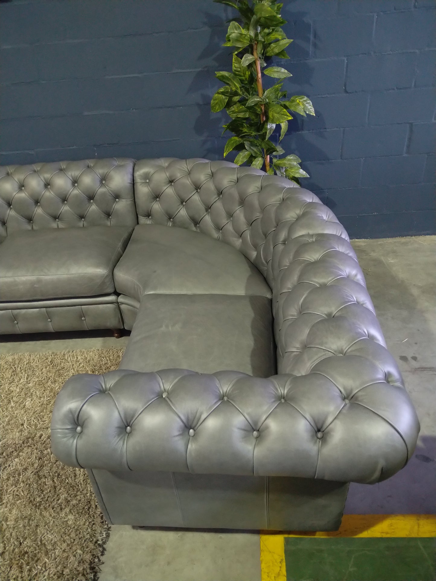 Chesterfield Corner Unit-Anthracite Grey