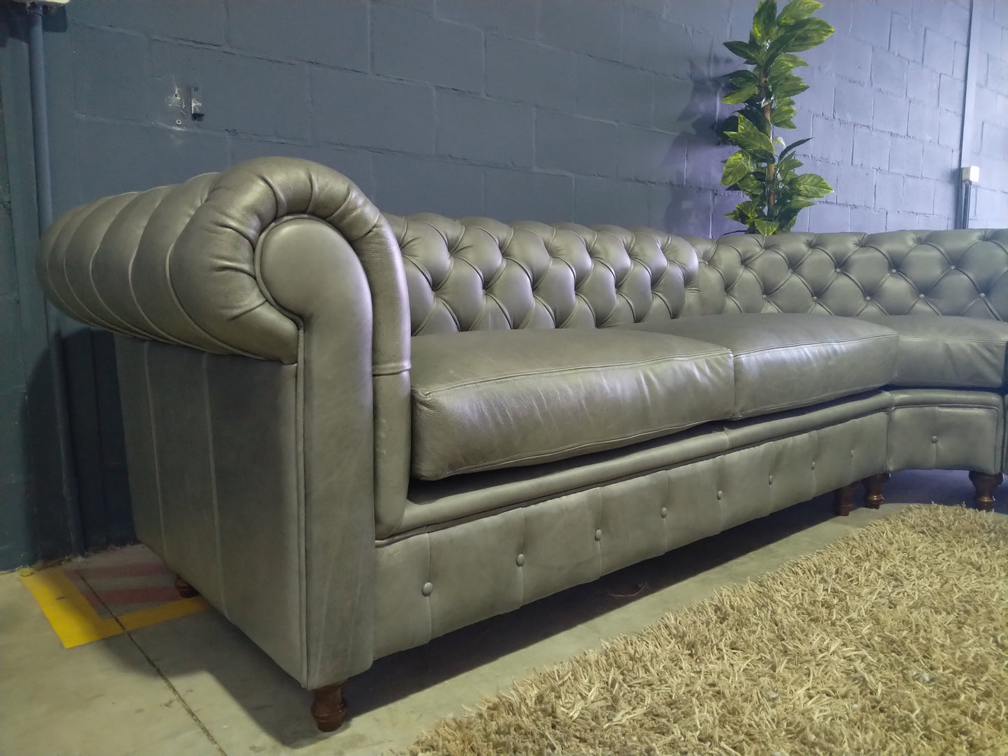 Chesterfield Corner Unit-Anthracite Grey