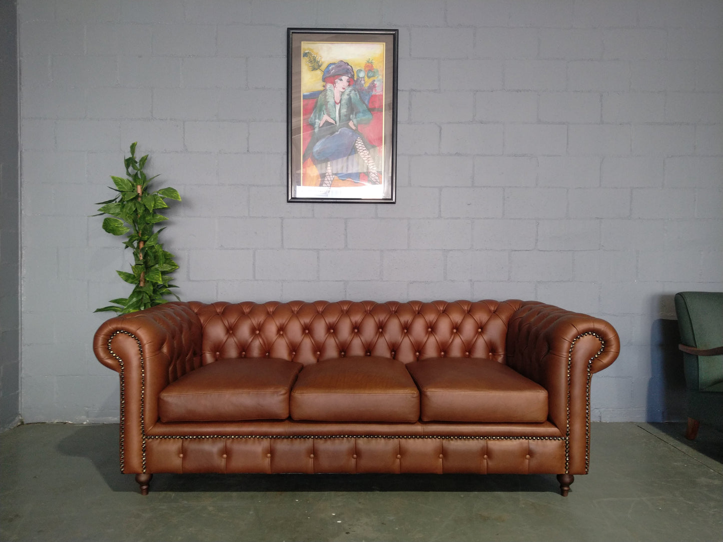 Chesterfield 3-Seater Naku Butterscotch