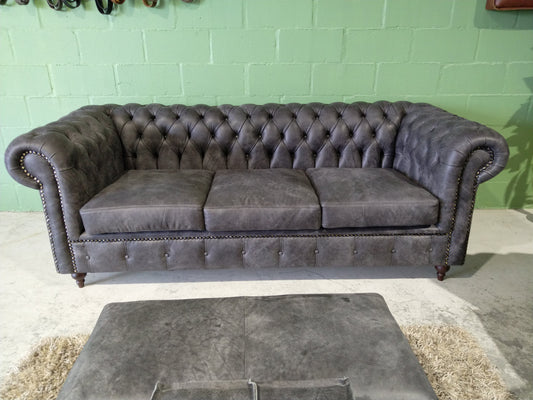 Chesterfield 3-Seater Woodlands Grey