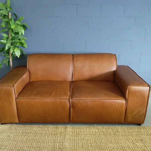 Hudson 2-Seater 1.8m Naku Butterscotch