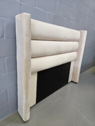 Side angle of Linea Headboard South Africa showing soft winged design