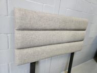 Linea Headboard South Africa by Maree Meubels — modern horizontal panel headboard in easy-clean fabric, handcrafted locally.