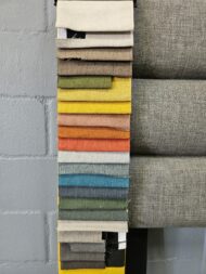 Nova Headboard South Africa in grey fabric — handcrafted headboard available in multiple colours and sizes.